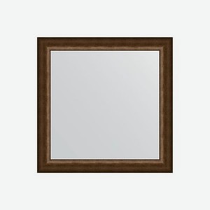 Зеркало в багетной раме Evoform состаренная бронза 66 мм 66х66 см