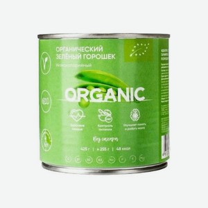 Горошек Organic Around Зеленый 425 г