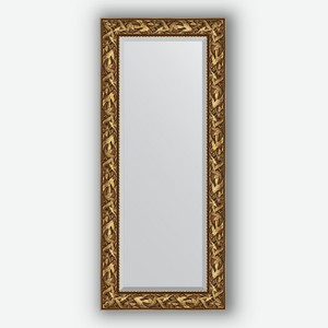 Зеркало с фацетом в багетной раме Evoform византия золото 99 мм 64х149 см