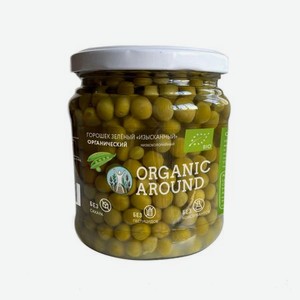 Горошек Organic Around Зеленый изысканный 450 г