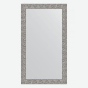 Зеркало в багетной раме Evoform чеканка серебряная 90 мм 80х140 см