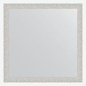 Зеркало в багетной раме Evoform чеканка белая 46 мм 71х71 см