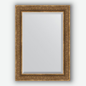 Зеркало с фацетом в багетной раме Evoform вензель бронзовый 101 мм 79х109 см
