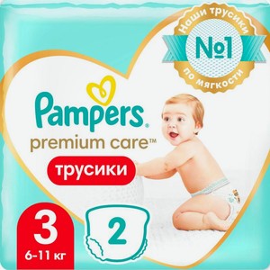 Трусики Pampers Premium Care Семпл 2шт
