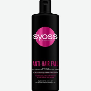 Шампунь для волос Syoss Anti-Hair Fall Fiber Resist 95 500мл