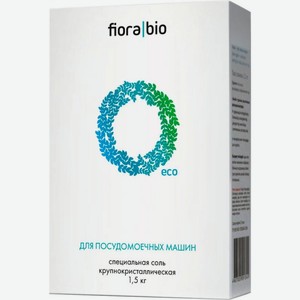 Соль Fiorabio Эко для посудомоечных машин крупнокристаллическая 1.5кг