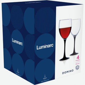 Набор бокалов для вина Люминарк Домино 350мл 4шт