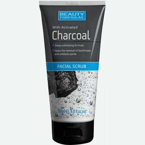 Скраб для лица Beauty formulas Charcoal Facial Scrub 150мл