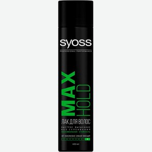 Лак для волос Syoss Max Hold Максимально сильная фиксация 400мл