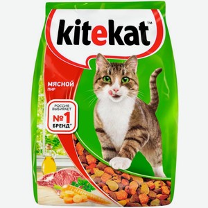 Сухой корм для кошек Kitekat Мясной Пир 800г