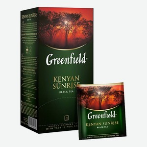 Чай черный Greenfield Kenyan Sunrise в пакетиках 2 г х 25 шт