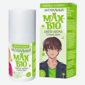 Подростковый дезодорант MAX-BIO JUNIOR AROMA Сочный лайм