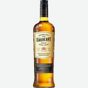 Напиток Bacardi OakHeart Original на основе рома 35% 1л