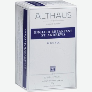 Чай чёрный Althaus English Breakfast классический 20пак