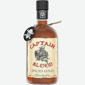 Ромовый напиток Captain Blood Spiced Gold 35% 500мл