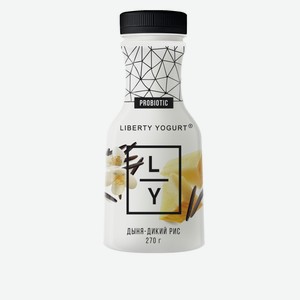 Йогурт Liberty Yogurt Дыня-дикий рис питьевой 2%, 200 г