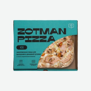Пицца Zotman Ветчина и грибы 420 г