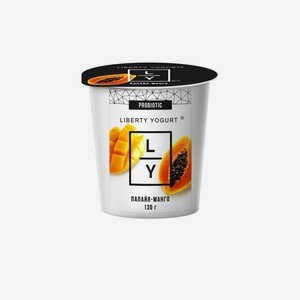 Йогурт Liberty Yogurt густой Папайя-манго 2,9% 130 г