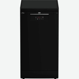 Посудомоечная машина Beko BDFS15020B, узкая, напольная, 44.8см, загрузка 10 комплектов, черный [7639708335]