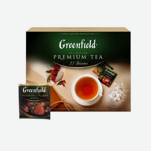 Чай GREENFIELD Premium tea Collection Набор коллекция превосходного чая 24 вида пакет микс 96п