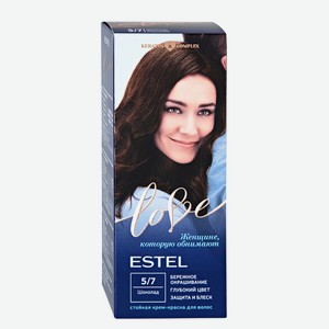 Крем-краска Estel Love для волос тон 5-7 Шоколад, 100мл Россия