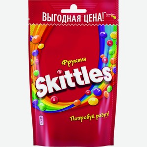 Драже Skittles Фрукты жевательные в сахарной глазури, 100 г