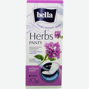 Прокладки Bella Panty Soft ежедневные с экстрактом вербены, 20 шт, шт