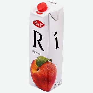 Нектар Rich персиковый с мякотью, 1 л, шт