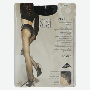 Колготки SiSi Style, 20 ден, размер 4, цвет nero, шт