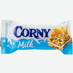 Батончик Corny Milk злаковый молоко и мед, 30 г