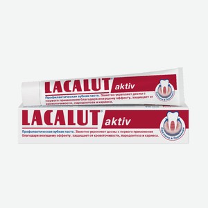 Зубная паста Lacalut Aktiv Профилактическая, 75 мл, шт