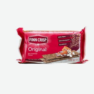 Сухарики Finn Crisp Original ржаные цельнозерновые, 100 г