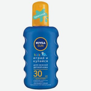 Спрей солнцезащитный Nivea Sun Kids Защита и прохлада SPF30, 200 мл, шт