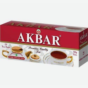 Чай Akbar Limited Edition, 25 пак. в уп. (Akbar)