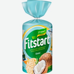Хлебцы рисовые Fitstart Кокос, 100 г