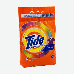 Порошок стиральный для цветного белья Tide Color Аква-пудра, 2,4 кг