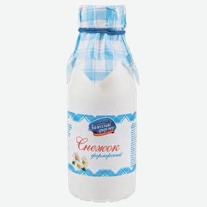 Продукт кисломолочный Залесский фермер Снежок Фермерский с ванилином 3,5 %, 450 г