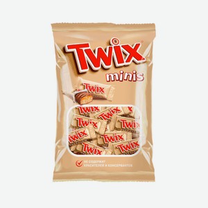 Печенье песочное Twix Minis, 184 г