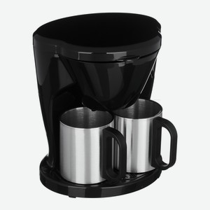 Кофеварка капельная Leben с двумя металлическими чашками, 500 Вт, 0,3 л, шт