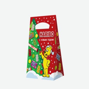 Набор новогодний Haribo Сладкий микс жевательный мармелад, зефирные конфеты, жевательные конфеты, 189 г