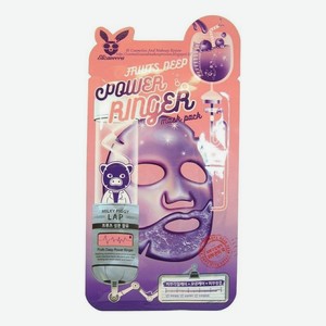 Тканевая фруктовая маска для лица Fruits Deep Power Ringer Mask Pack 23мл: Маска 23мл