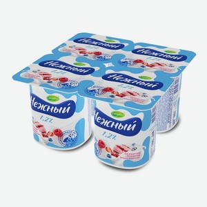 Продукт йогуртный Campina Нежный Ягодное мороженое 1.2%, 100 г