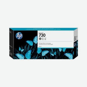 Картридж струйный HP 730 P2V72A серый (400мл) для HP DJ T1700