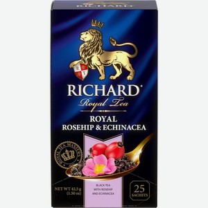 Чай Richard Royal Rosehip & Echinacea черный 25х1.7г