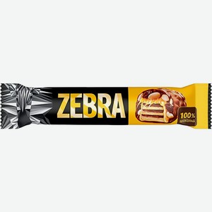 Батончик с арахисом и изюмом с мягкой карамелью ТМ Zebra (Зебра)