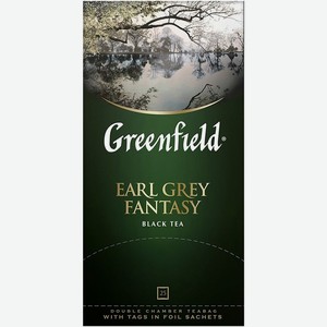 Чай чёрный Greenfield Earl Grey Fantasy, 25×