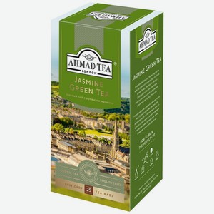 Чай зеленый Ahmad Tea Jasmine в пакетиках, 25 шт.