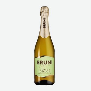 Вино игристое белое сладкое Bruni Cuvee Dolce 7,5% 0,75л
