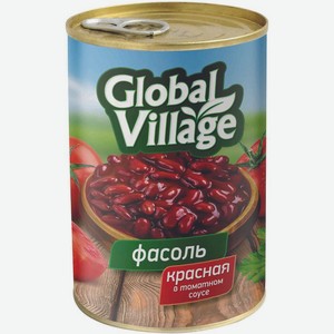 Фасоль красная Global Village в томатном соусе 425мл