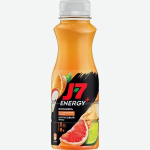Напиток J7 Energy+ Женьшень и Цитрусовый Микс сокосодержащий 0.3л